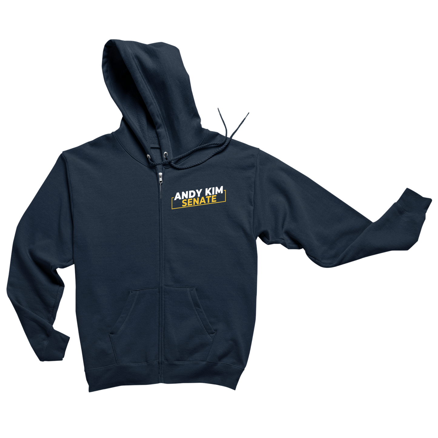 Andy Kim for Senate Zip Up Hoodie